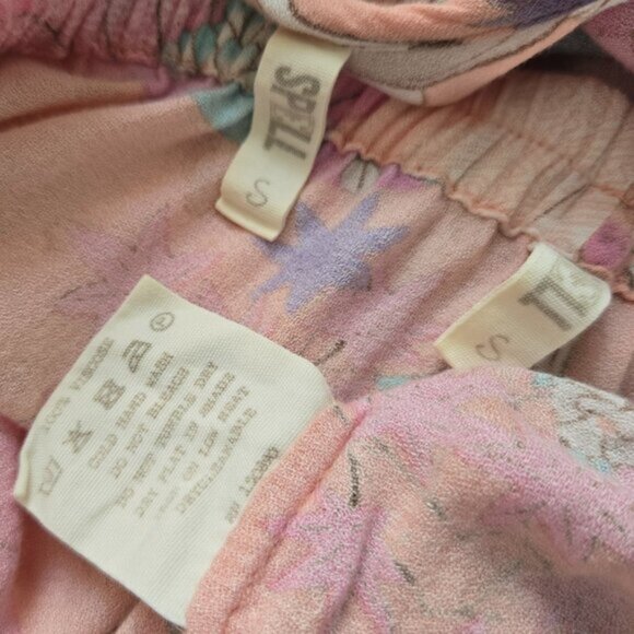 RARE! Spell & the Gypsy Wild Horses Blush Shorts and Cami Set Size Small b188E - Picture 12 of 13